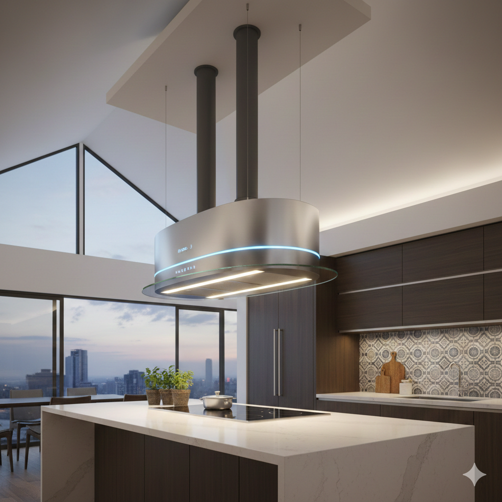 Island range hood